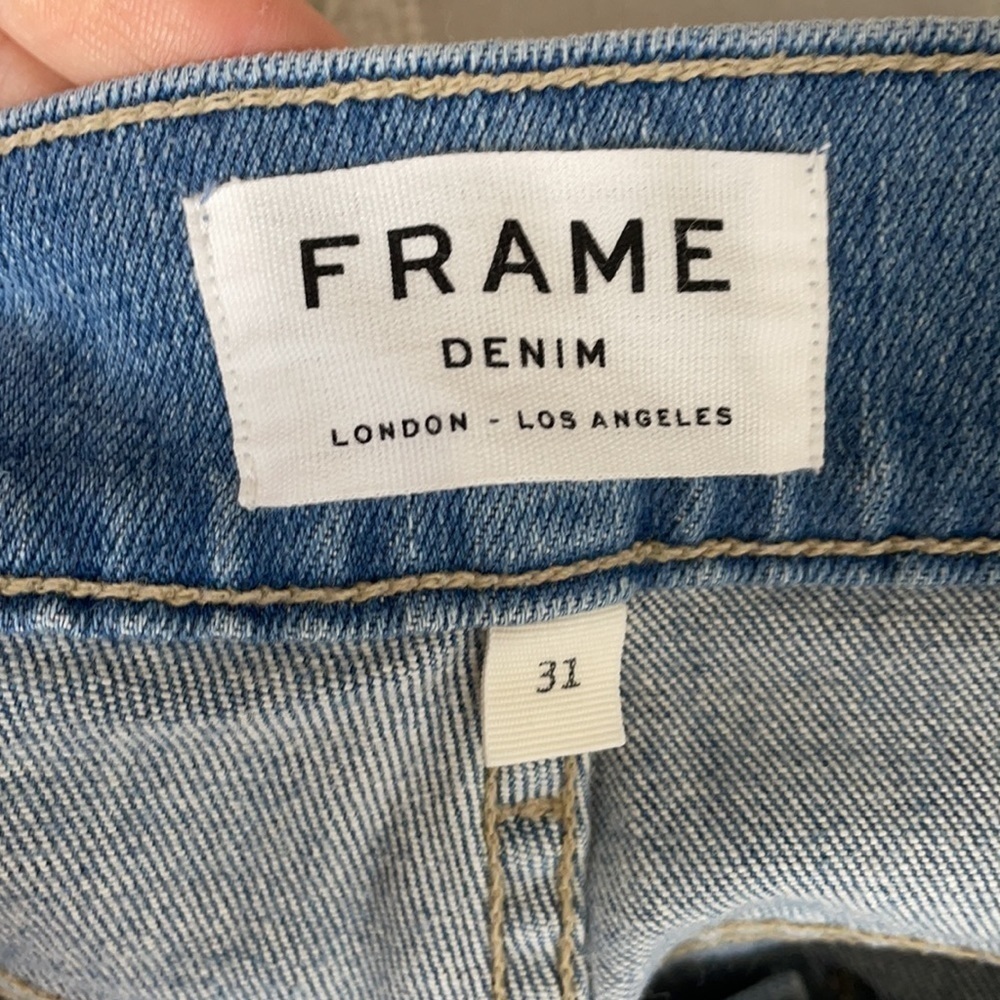 NWT Frame Le Slender Straight Leg Jeans In Ashton - Picture 9 of 15